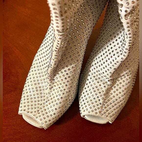 LE SILLA. LIMITED EDITION Stiletto With Swarovski Crystal’s. 101/40 Size 39/8 - Picture 4 of 16